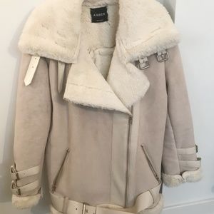 Cream coat